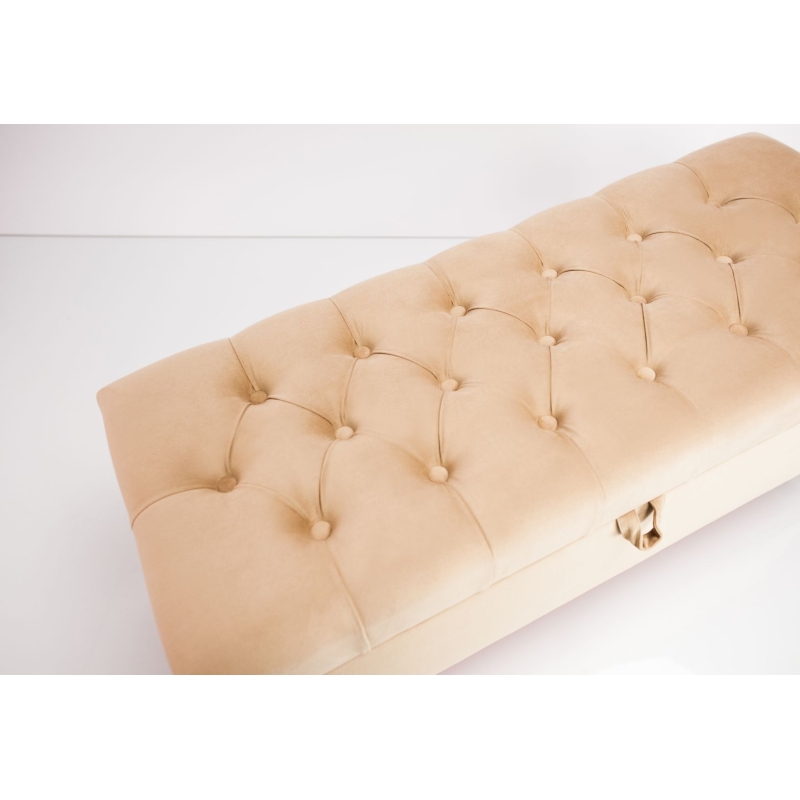 Tufted Storage Bench